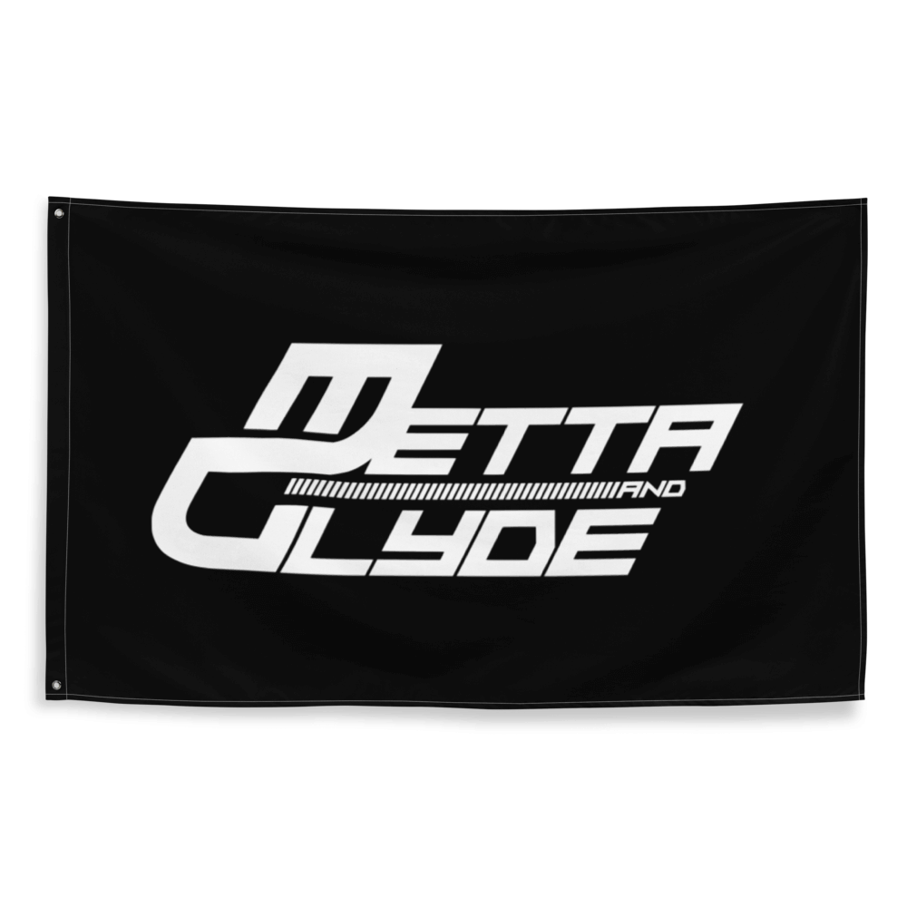 Metta & Glyde Logo Flag