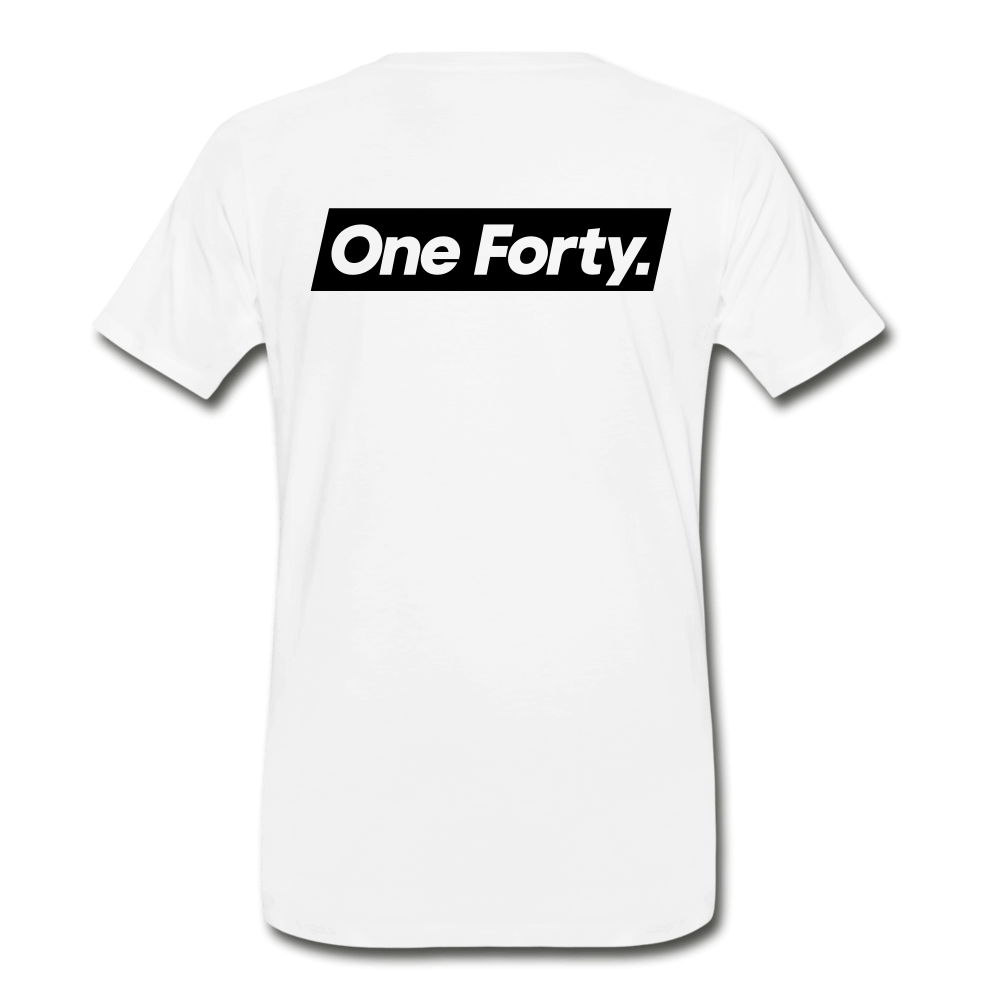 Official Mens One Forty Logo Front & Back Tee