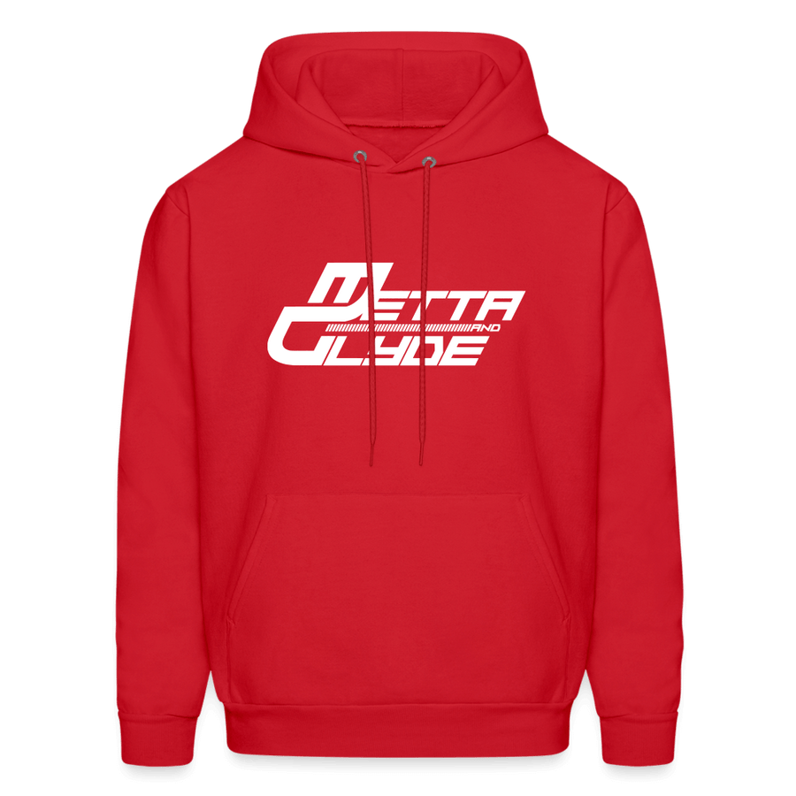 Official Metta & Glyde Unisex Logo Hoodie [Red] - red