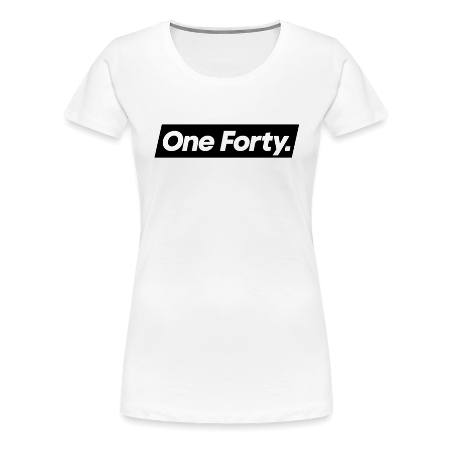 Official One Forty Womens Logo T-Shirt [White] - white
