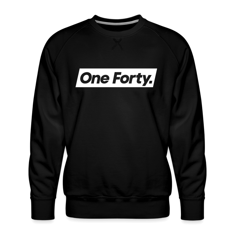 One Forty Unisex Logo Sweatshirt [Black] - black