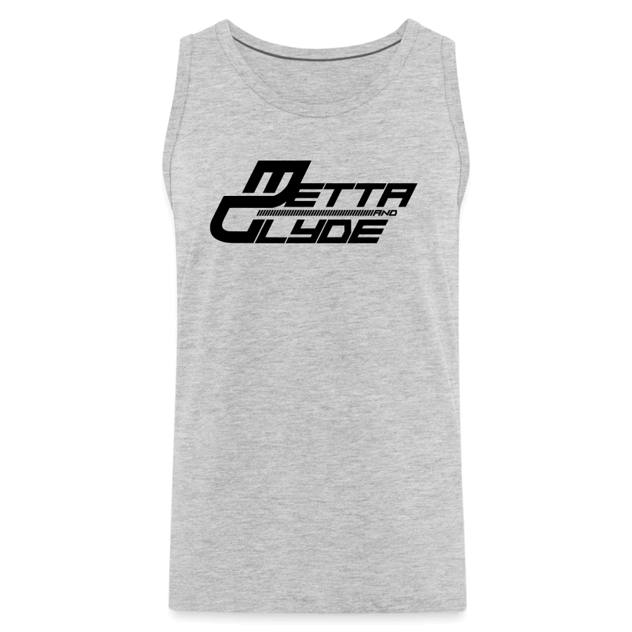 Official Metta & Glyde Mens Logo Vest [Heather Grey] - heather gray