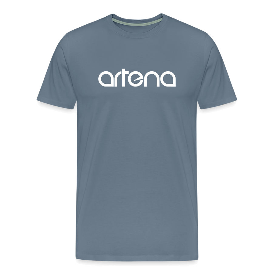 Official Artena Mens Logo T-Shirt [Steel Blue] - steel blue