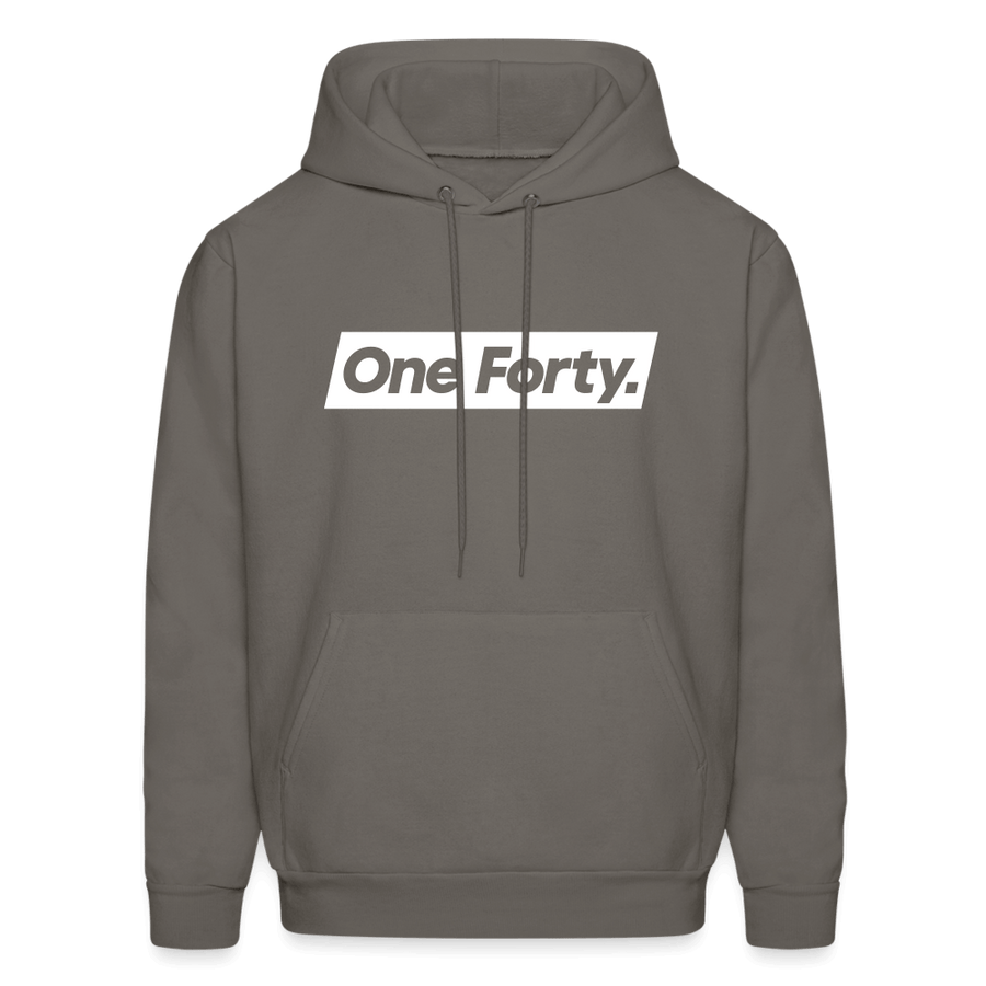 Official One Forty Unisex Logo Hoodie [Asphalt Grey] - asphalt gray