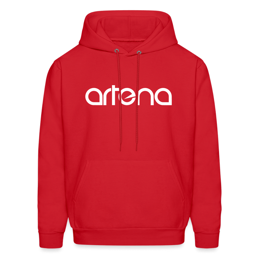 Official Artena Unisex Logo Hoodie [Red] - red