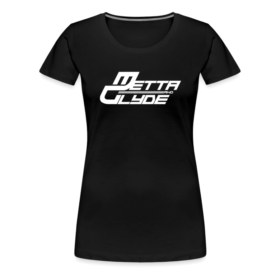 Official Metta & Glyde Womens Logo T-Shirt [Black] - black