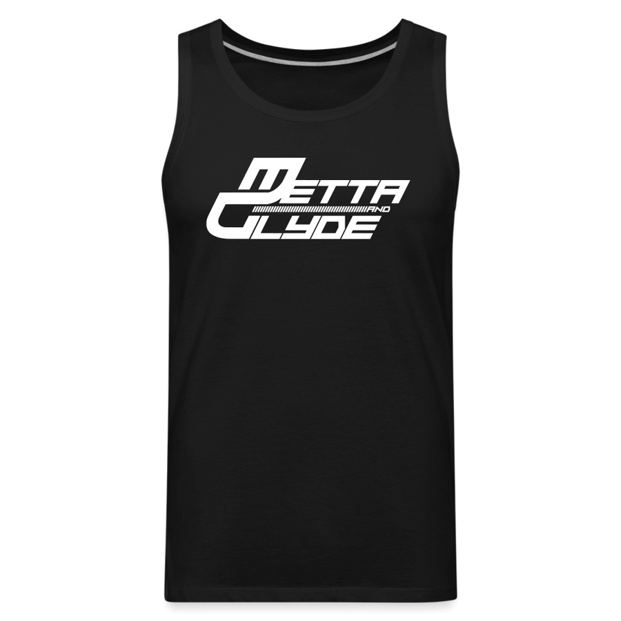 Official Metta & Glyde Mens Logo Vest [Charcoal Grey] - black
