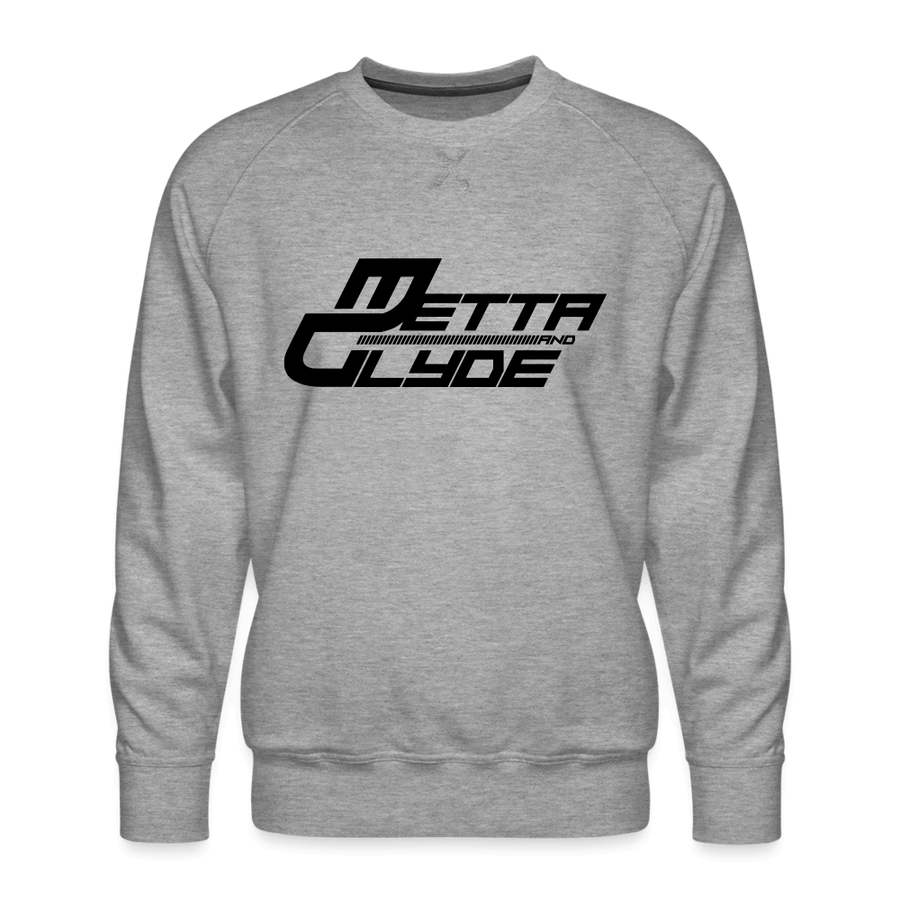 Official Metta & Glyde Unisex Logo Sweatshirt [Grey] - heather grey
