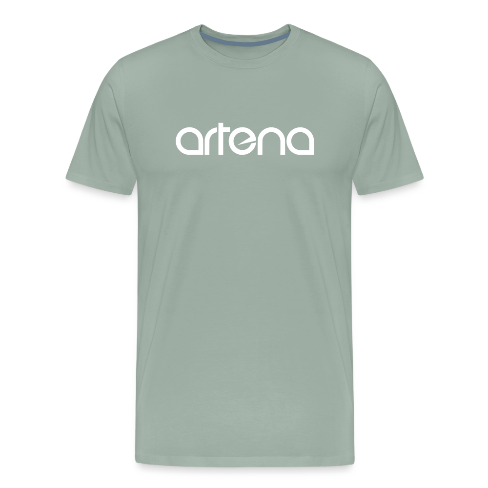 Official Artena Mens Logo T-Shirt [Steel Green] - steel green