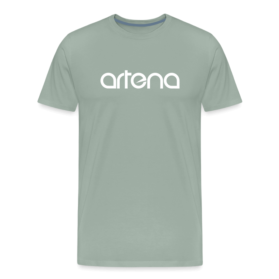 Official Artena Mens Logo T-Shirt [Steel Green] - steel green