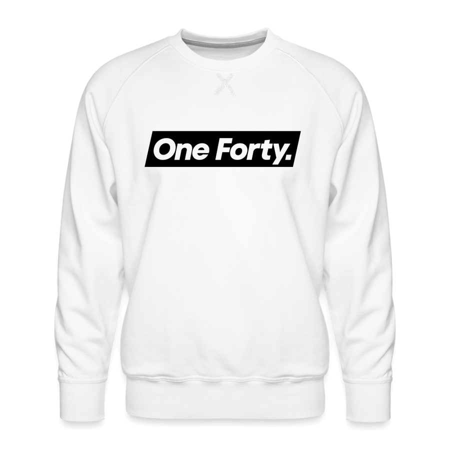 One Forty Unisex Logo Sweatshirt [White] - white