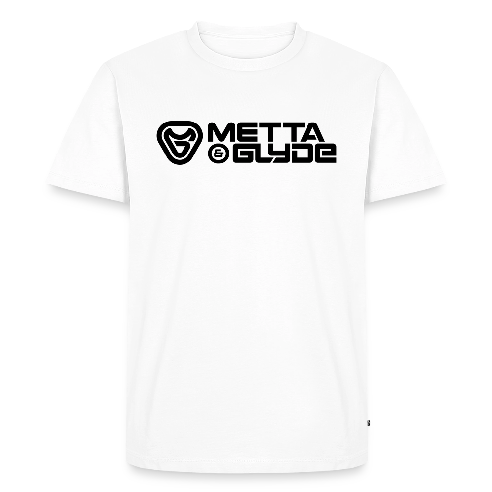 Official Metta & Glyde Mens Logo T-Shirt [White] - white