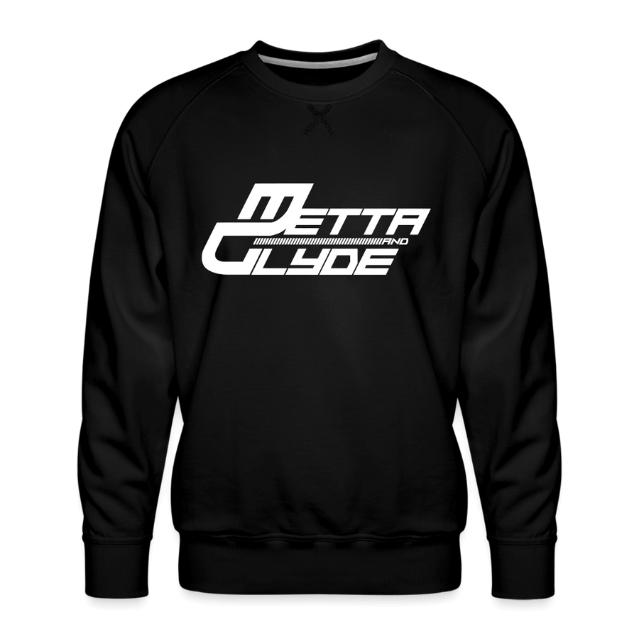 Official Metta & Glyde Unisex Logo Sweatshirt [Black] - black