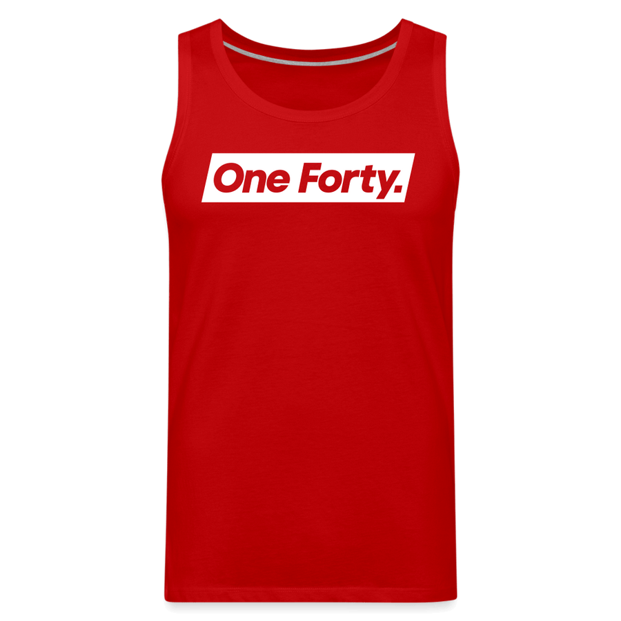 Official One Forty Mens Logo Vest [Red] - red