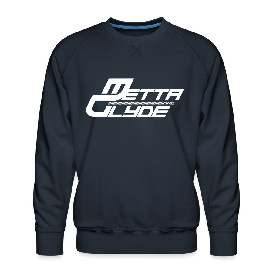 Official Metta & Glyde Unisex Logo Sweatshirt [Navy] - navy