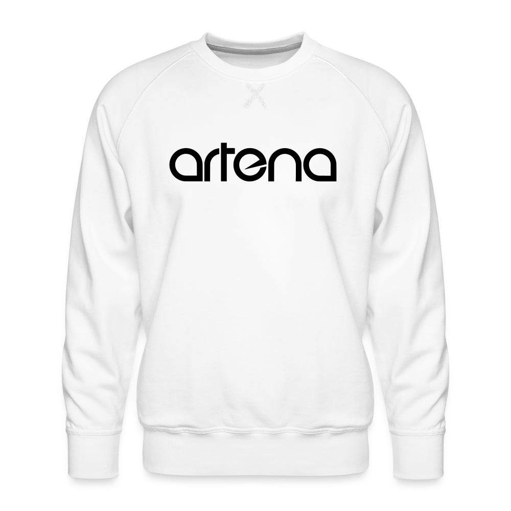 Official Artena Unisex Logo Sweatshirt [White] - white