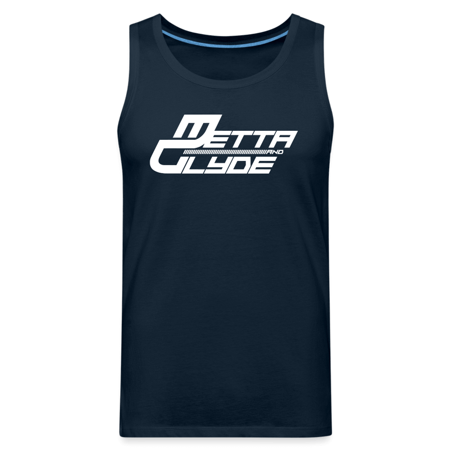 Official Metta & Glyde Mens Logo Vest [Deep Navy] - deep navy