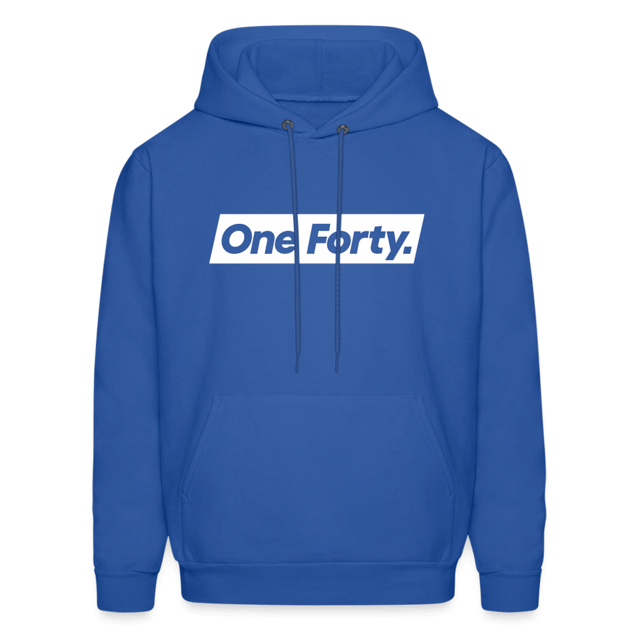 Official One Forty Unisex Logo Hoodie [Royal Blue] - royal blue