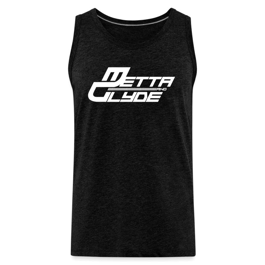 Official Metta & Glyde Mens Logo Vest [Charcoal Grey] - charcoal grey