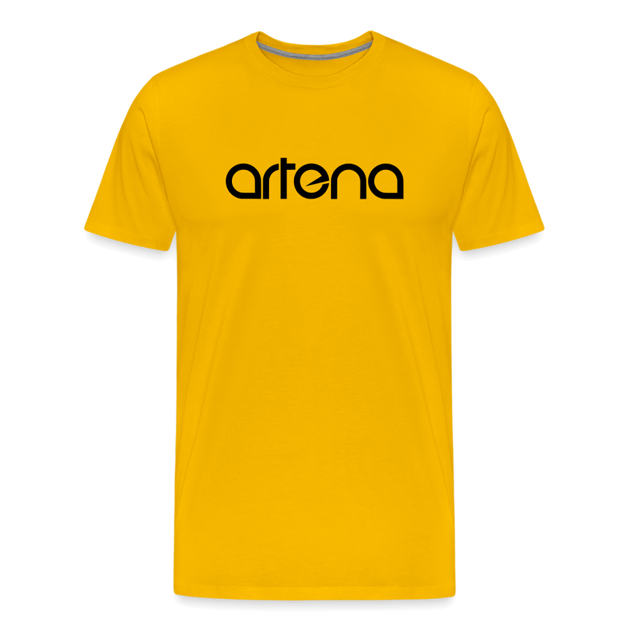 Official Artena Mens Logo T-Shirt [Sun Yellow] - sun yellow