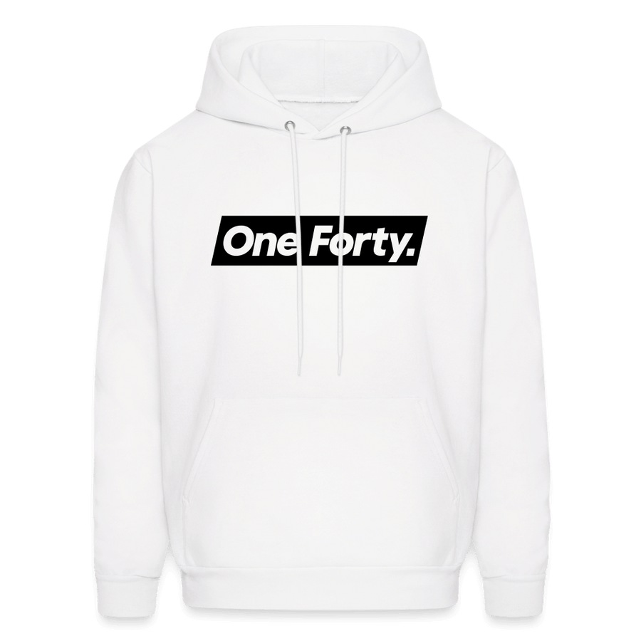 Official One Forty Unisex Logo Hoodie [White] - white
