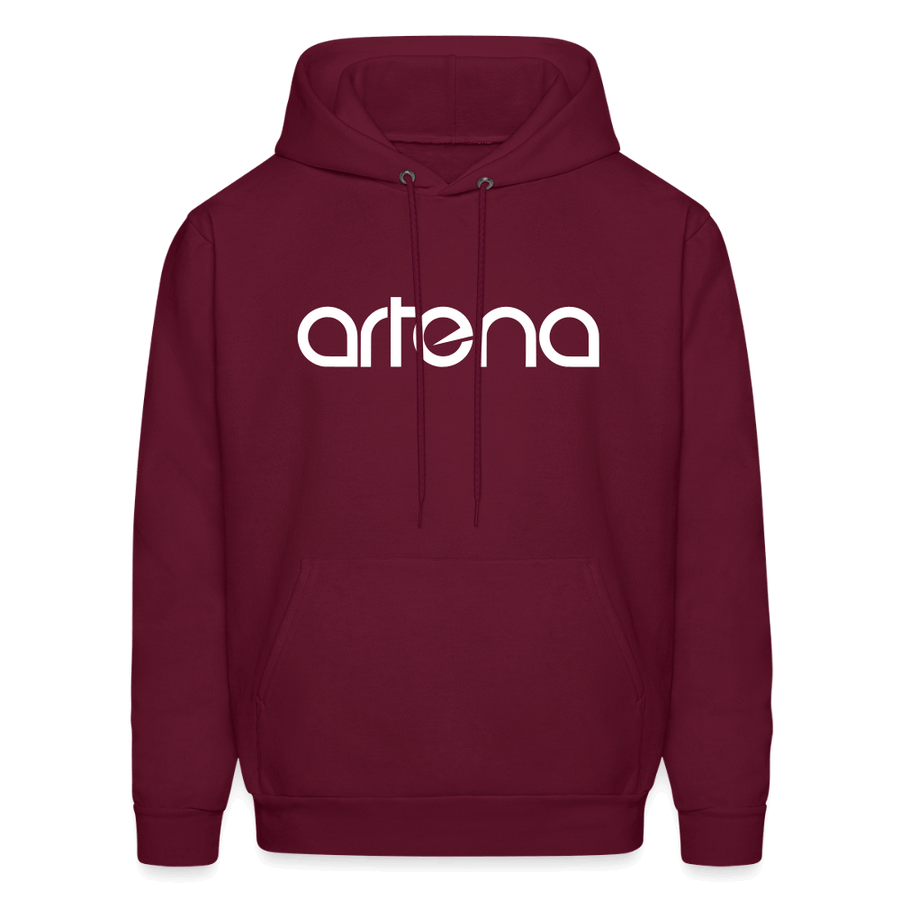 Official Artena Unisex Logo Hoodie [Burgundy] - burgundy