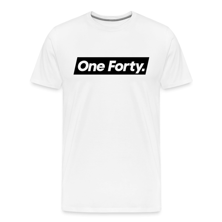 Official One Forty Mens Logo Tee [White] - white