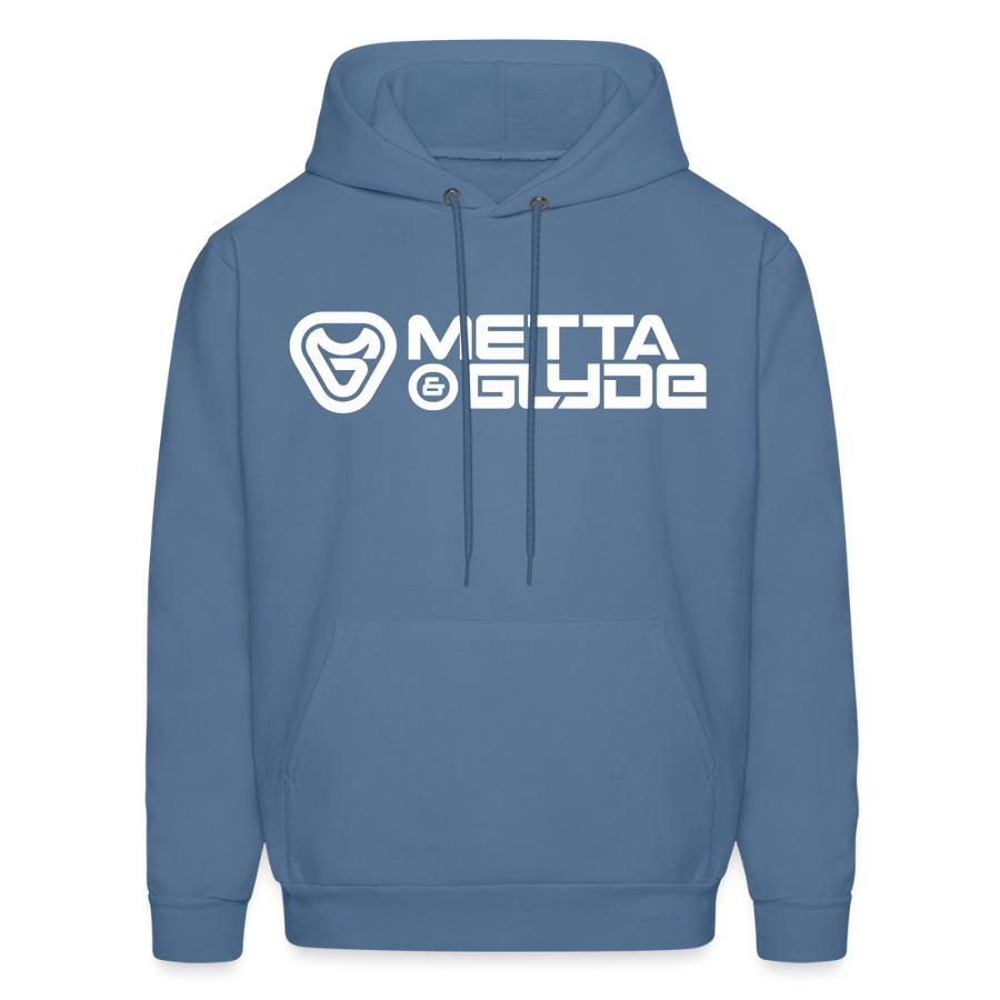 Official Metta & Glyde Unisex Logo Hoodie [Denim Blue] - denim blue