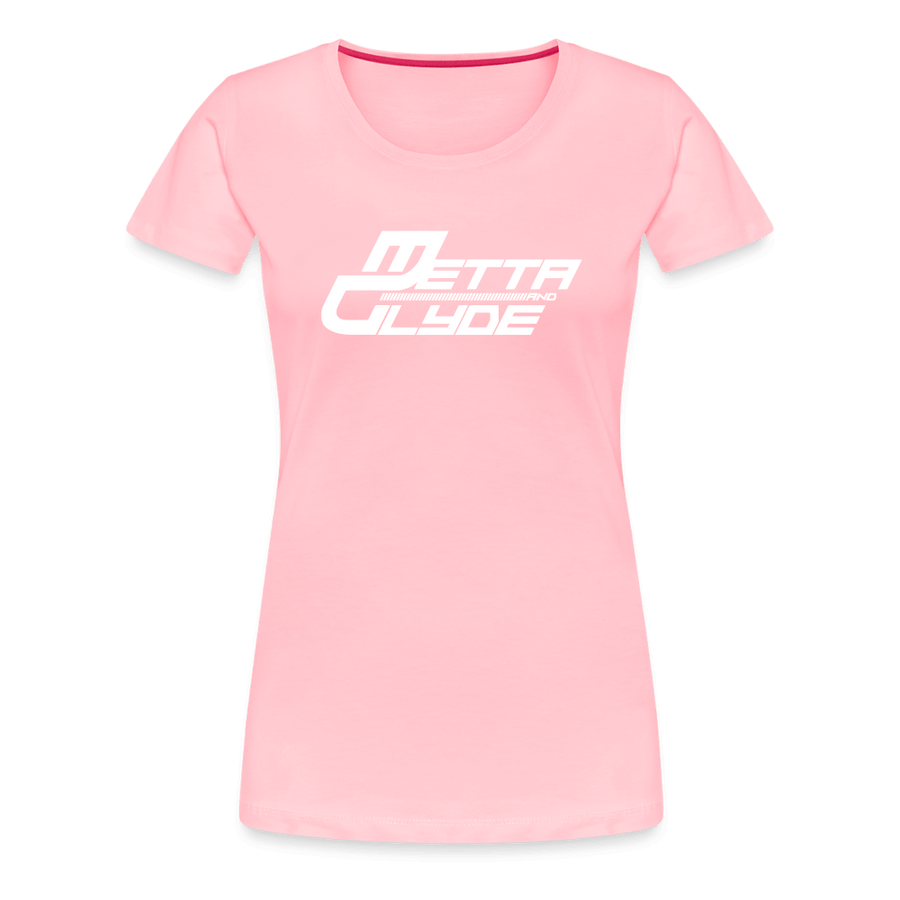 Official Metta & Glyde Womens Logo T-Shirt [Pink] - pink