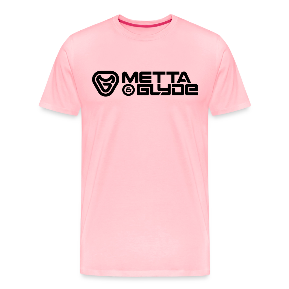 Official Metta & Glyde Mens Logo T-Shirt [Pink] - pink