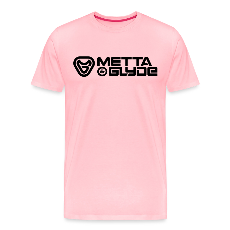 Official Metta & Glyde Mens Logo T-Shirt [Pink] - pink
