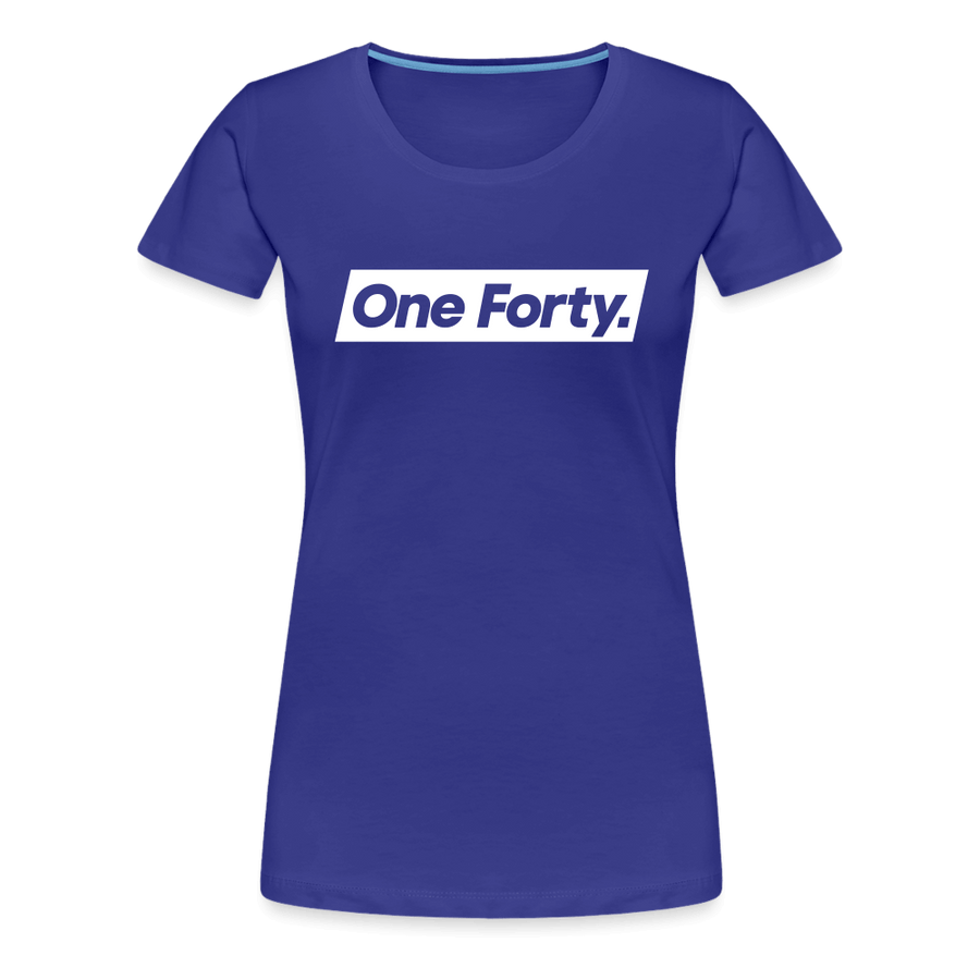 Official One Forty Womens Logo T-Shirt [Royal Blue] - royal blue