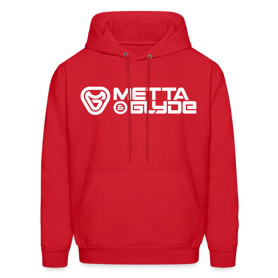 Official Metta & Glyde Unisex Logo Hoodie [Red] - red