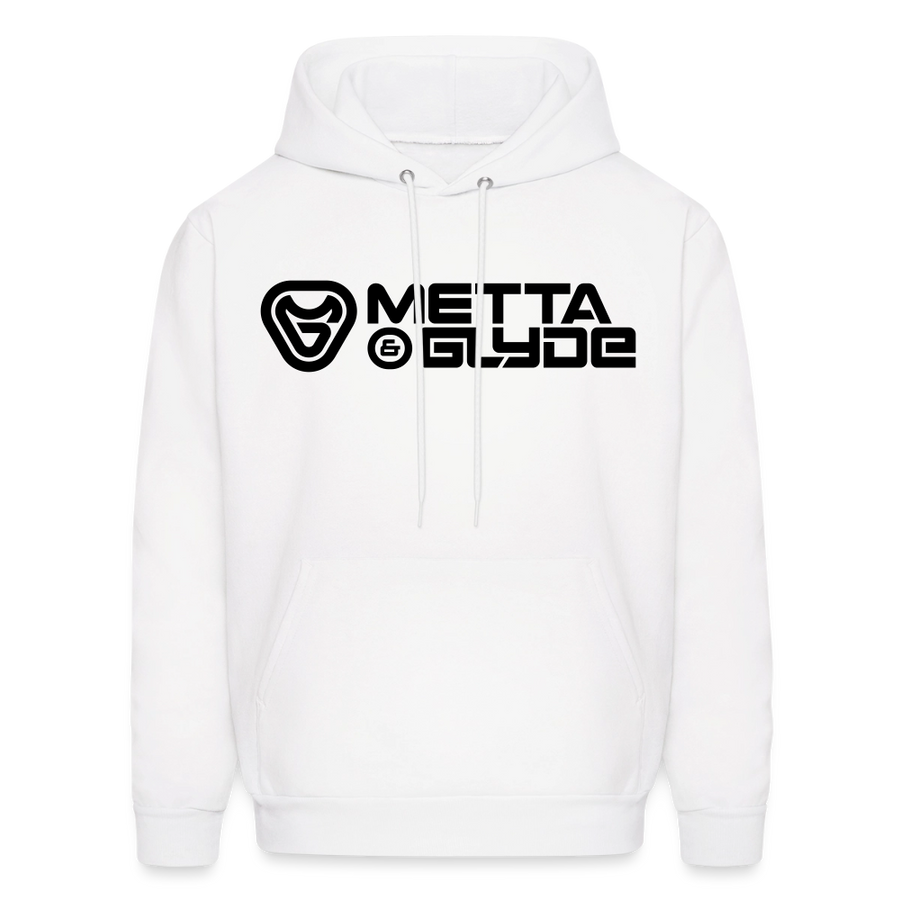 Official Metta & Glyde Unisex Logo Hoodie [White] - white