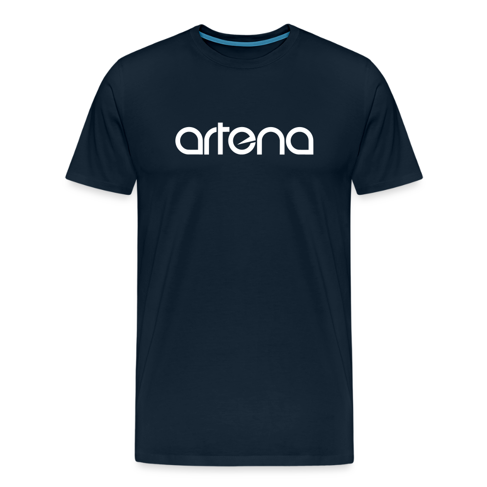 Official Artena Mens Logo T-Shirt [Navy Blue] - deep navy