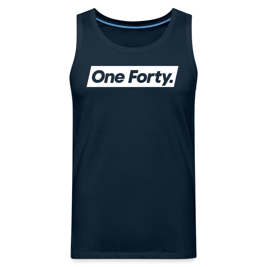Official One Forty Mens Logo Vest [Navy Blue] - deep navy