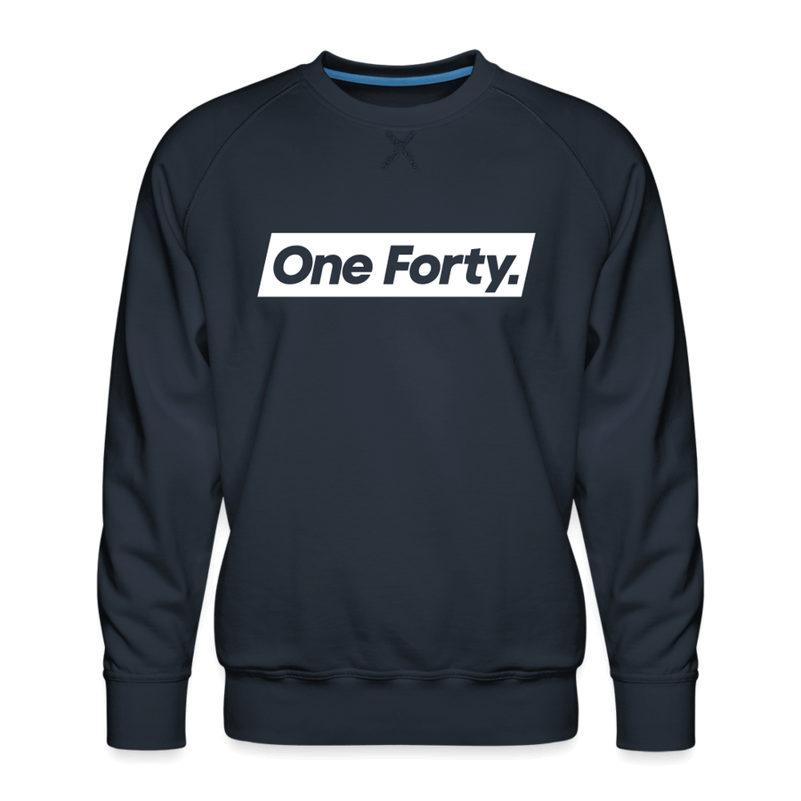 One Forty Unisex Logo Sweatshirt [Navy] - navy