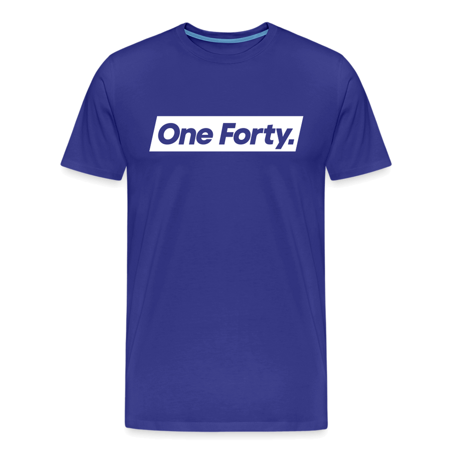 Official One Forty Mens Logo Tee [Royal Blue] - royal blue