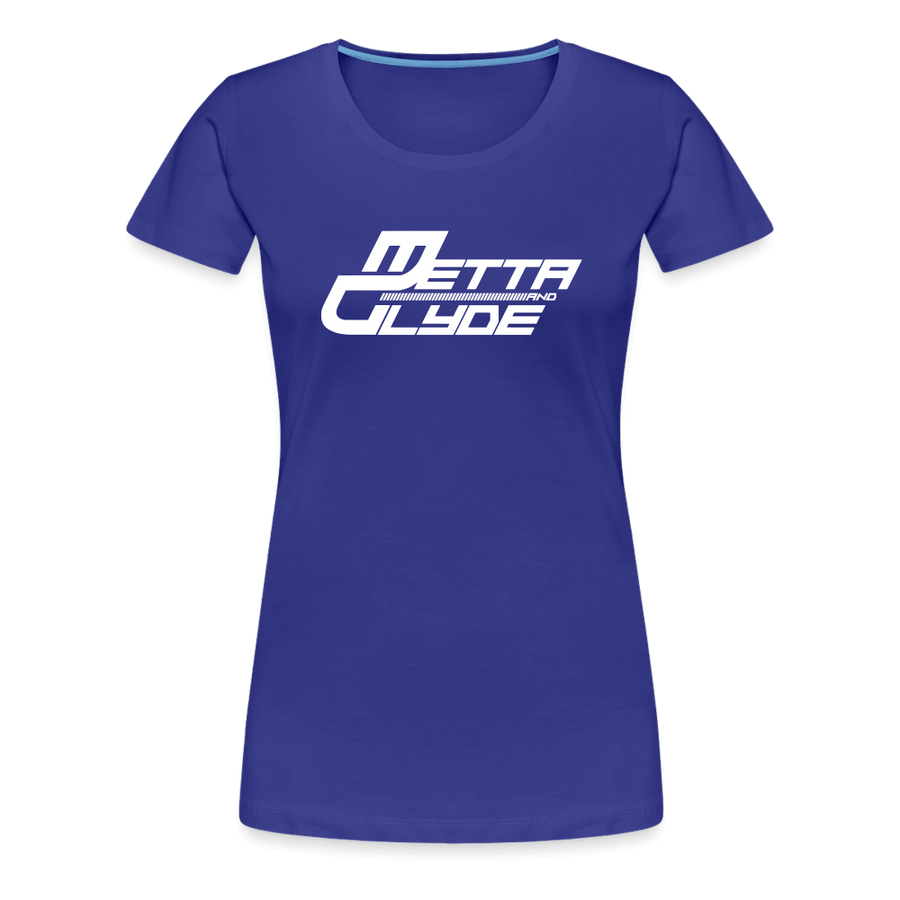 Official Metta & Glyde Womens Logo T-Shirt [Royal Blue] - royal blue