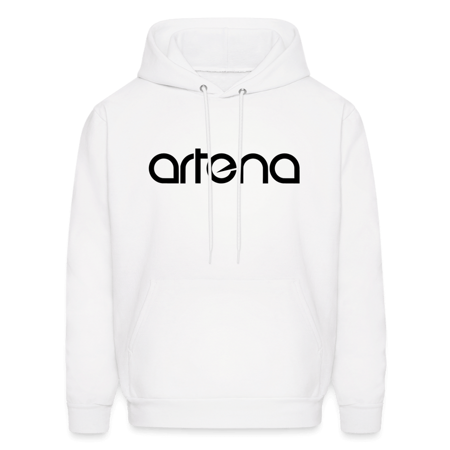 Official Artena Unisex Logo Hoodie [White] - white