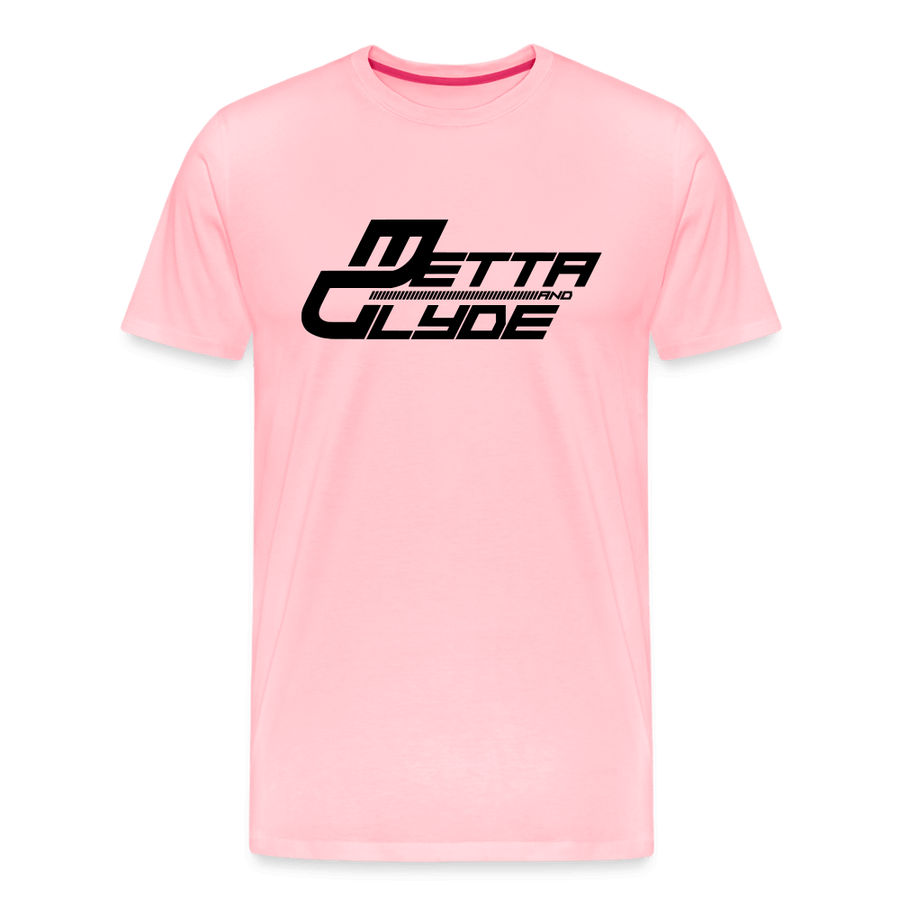 Official Metta & Glyde Mens Logo T-Shirt [Pink] - pink