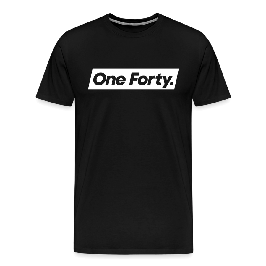 Official One Forty Mens Logo Tee [Black] - black