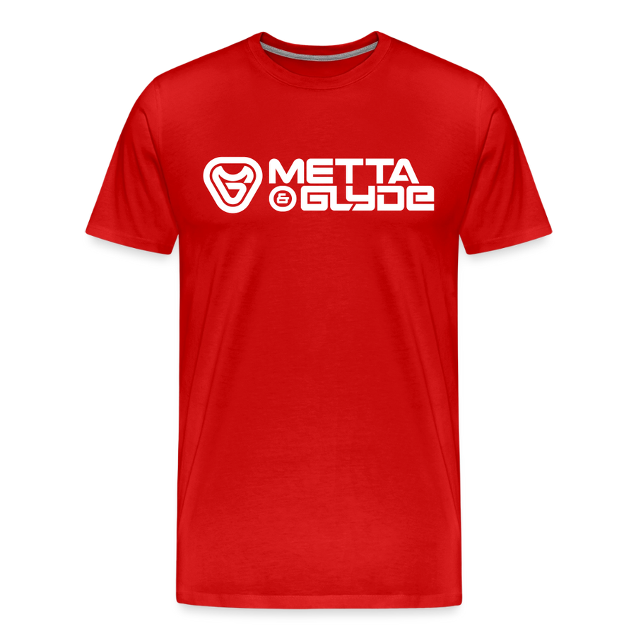 Official Metta & Glyde Mens Logo T-Shirt [Red] - red