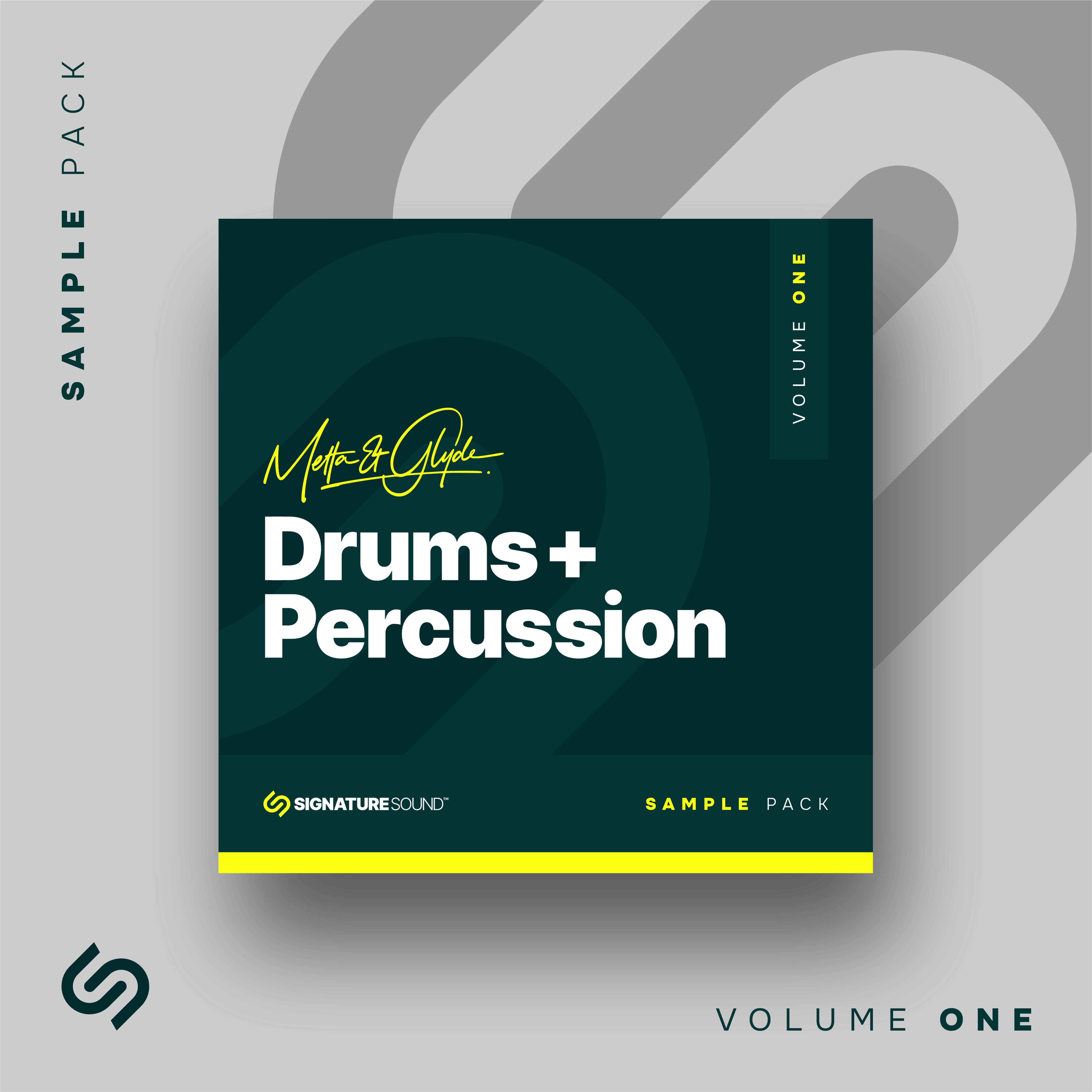 Metta and Glyde Drums & Percussion Loops [Sample Pack] Volume One