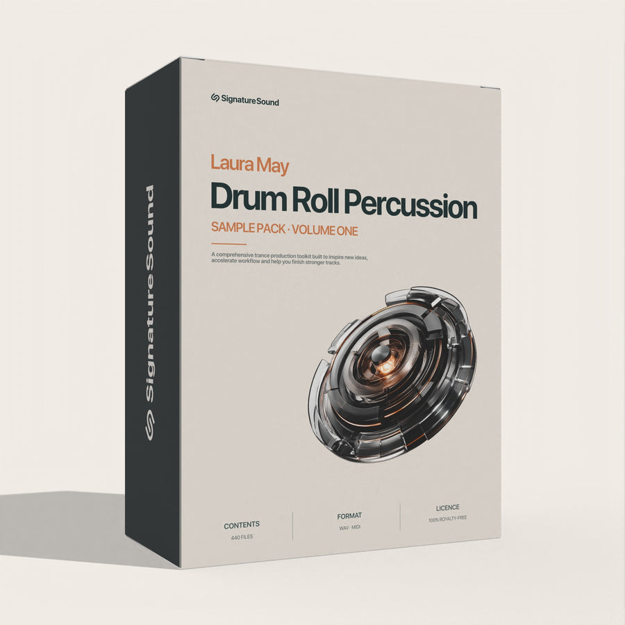 Laura May Drum Roll Percussion [Sample Pack] Volume One