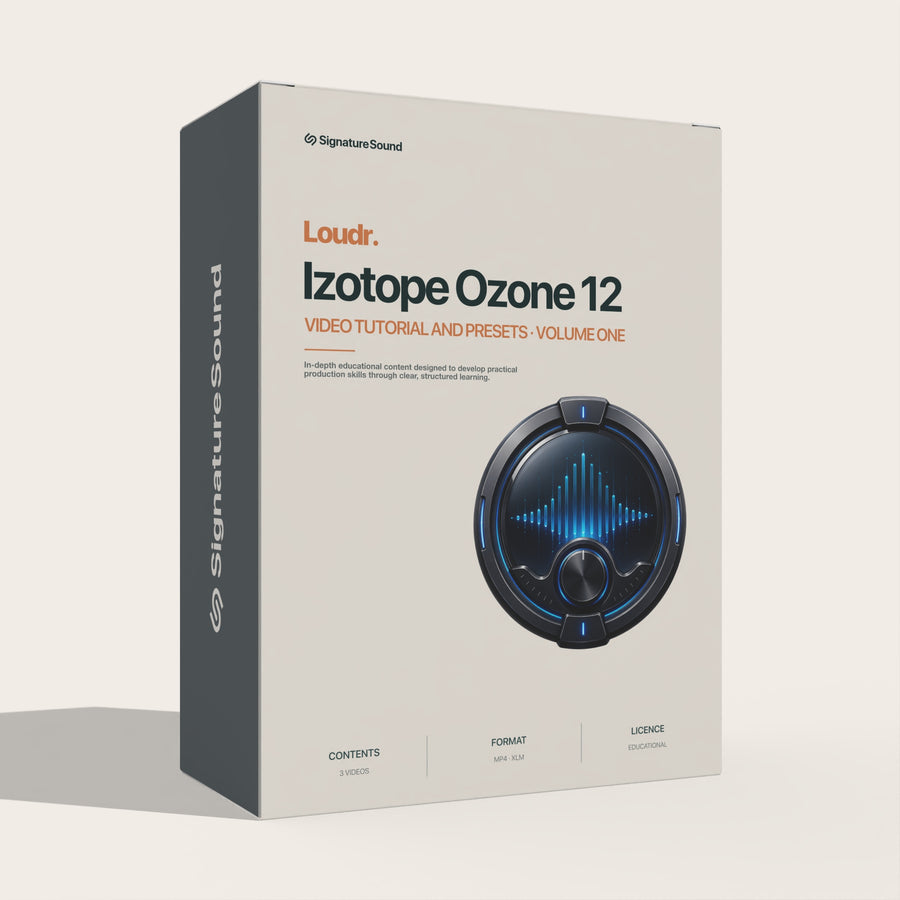 Loudr. iZotope 12 Advanced [Video Tutorials + Preset Pack] Volume One