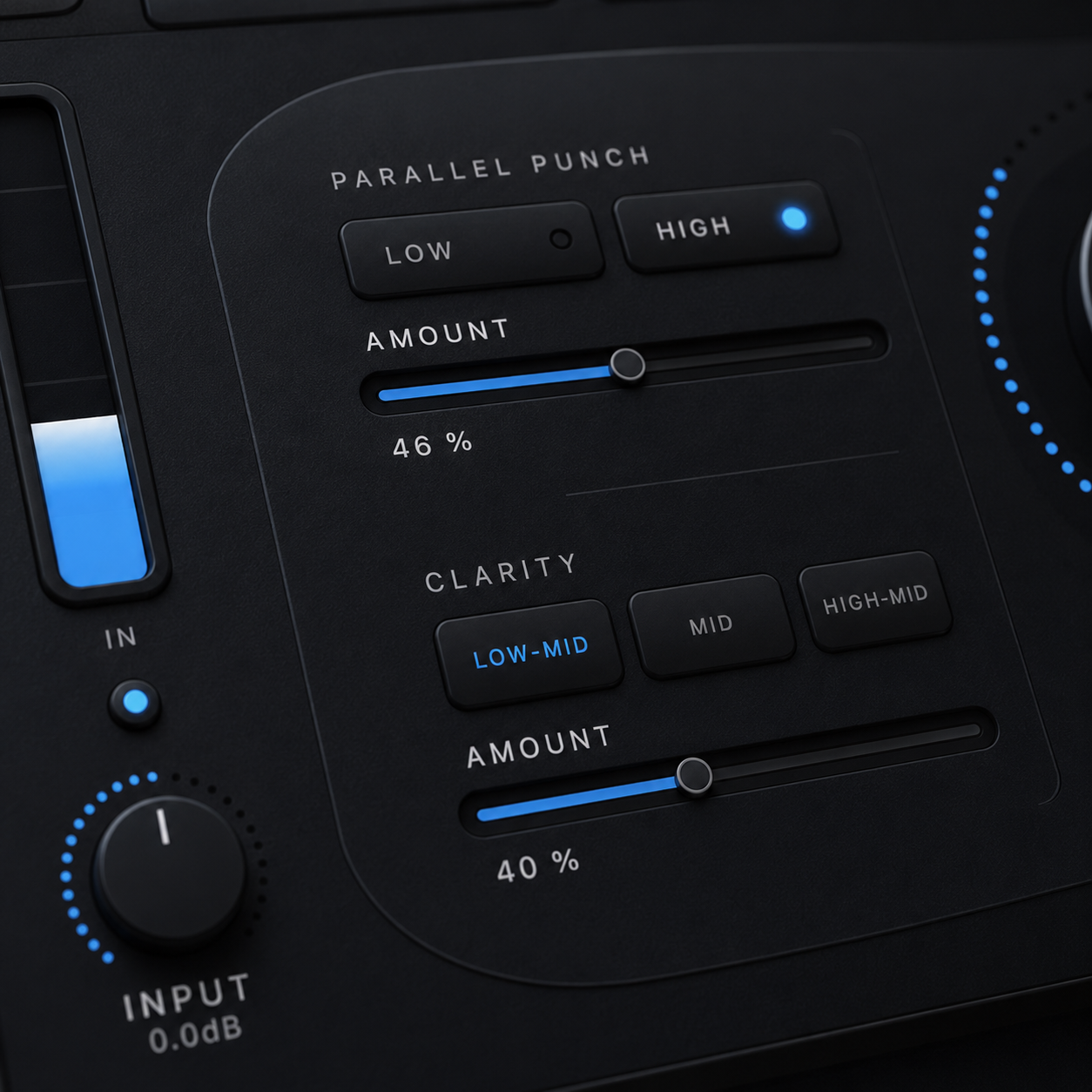 Lumina Parallel Punch and Clarity controls