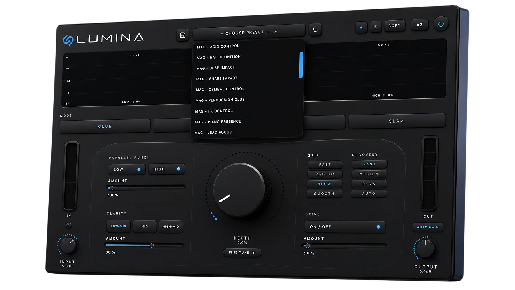 Lumina 3D plugin render