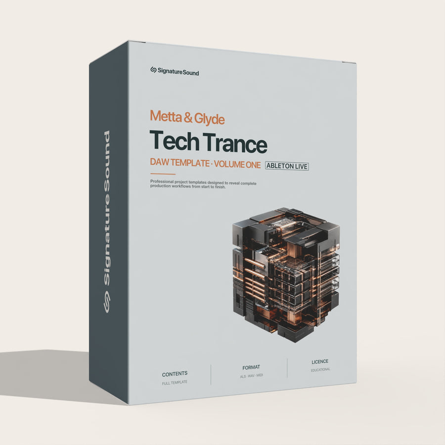 Metta & Glyde Tech Trance Template [Ableton Live] Volume One