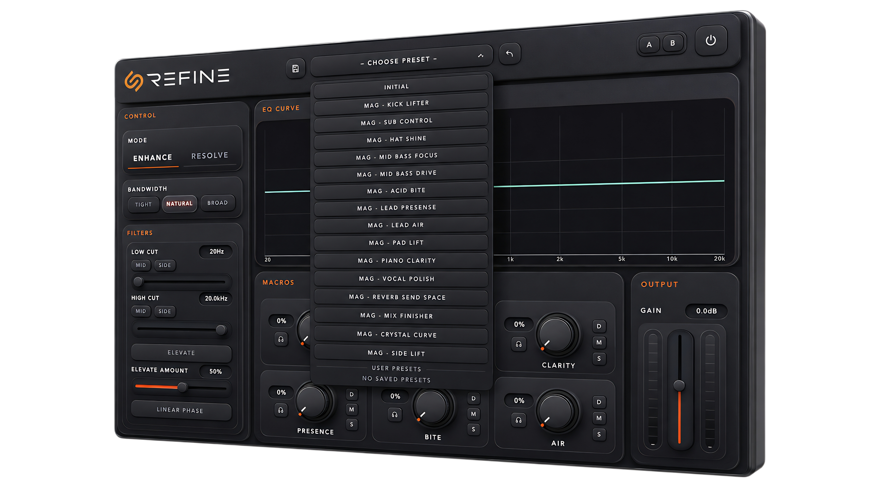 <p>Presets Included</p>